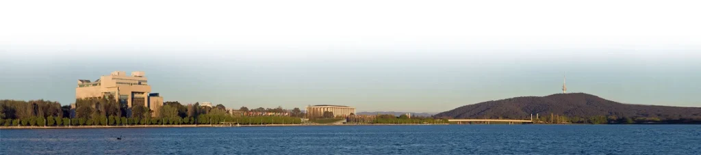 Canberra Tutoring enhances education with a view: Lake Burley Griffin panorama complements our expert, personalised tutoring services in the heart of Canberra.